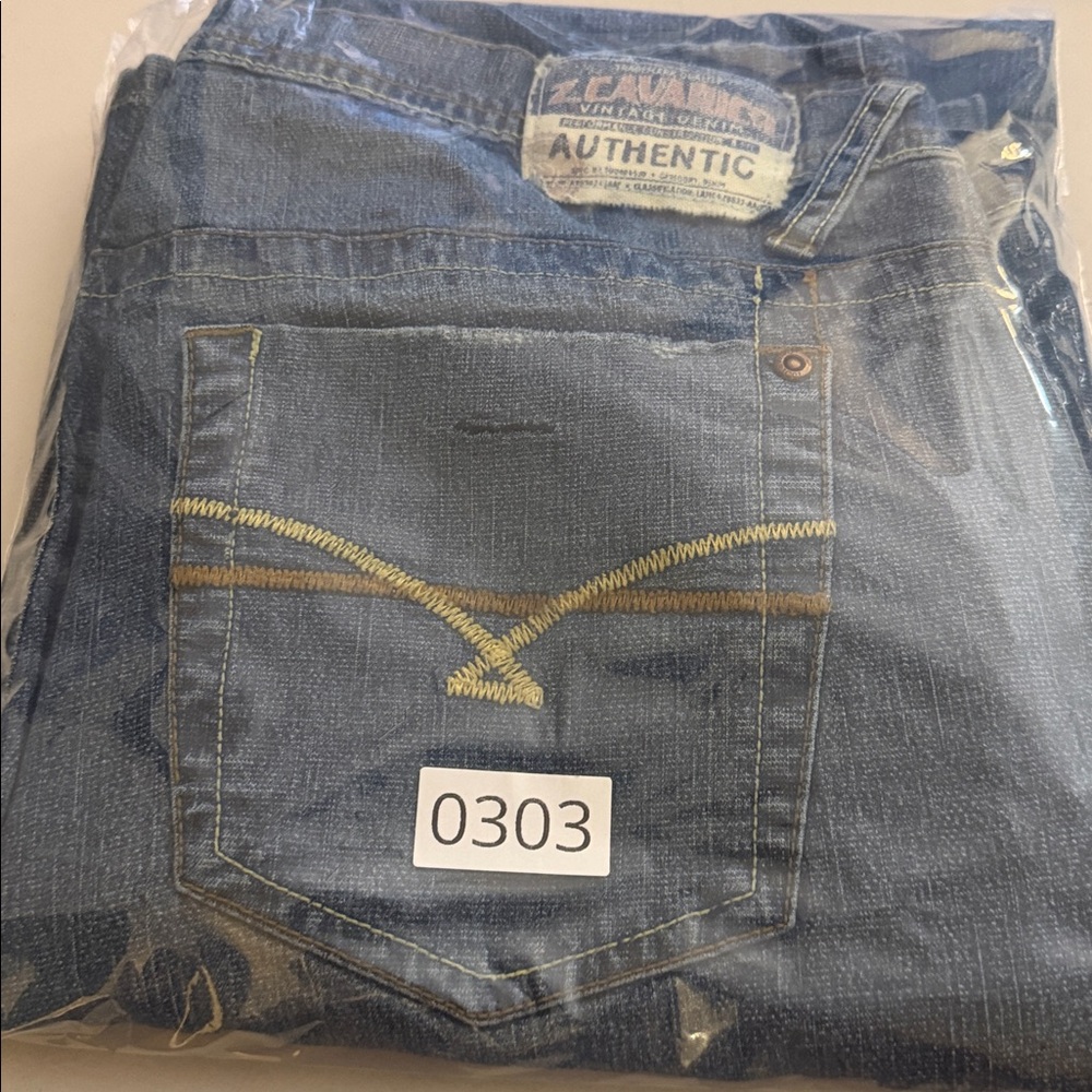 Z Cavaricci Bootcut Jeans Womens Size 16 Medium Wash Stretch Denim Y2K - Picture 16 of 16